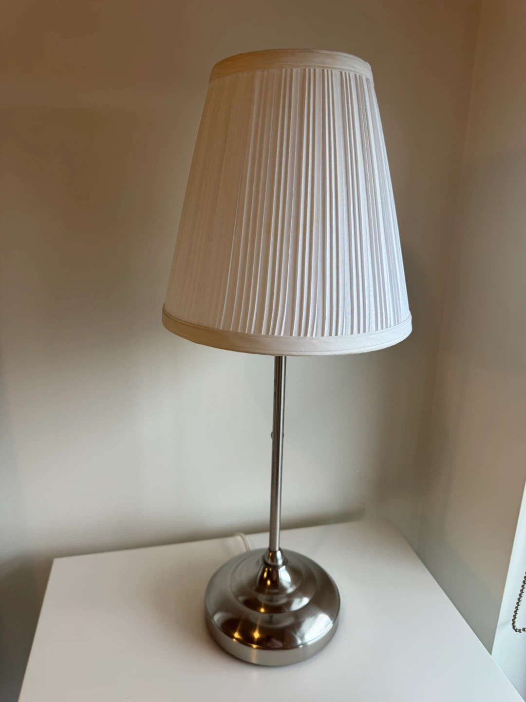 Table Lamp with Pleated Shade - photo 2