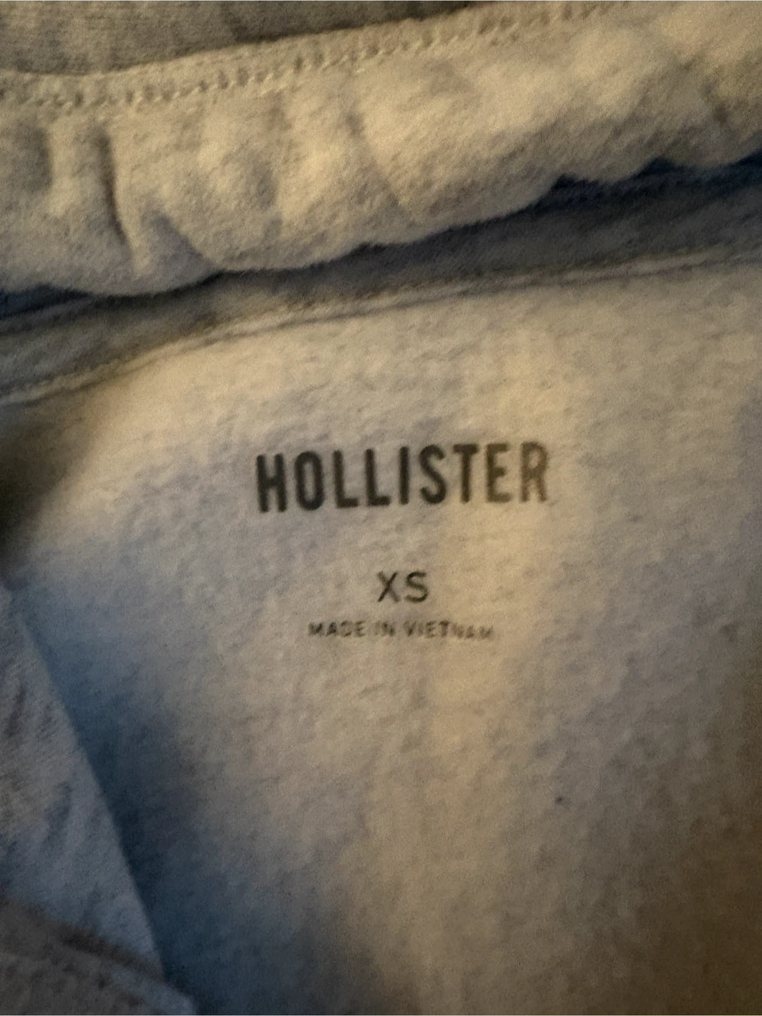 Hollister Grey "2001" Full Zip Hoodie XS - photo 2