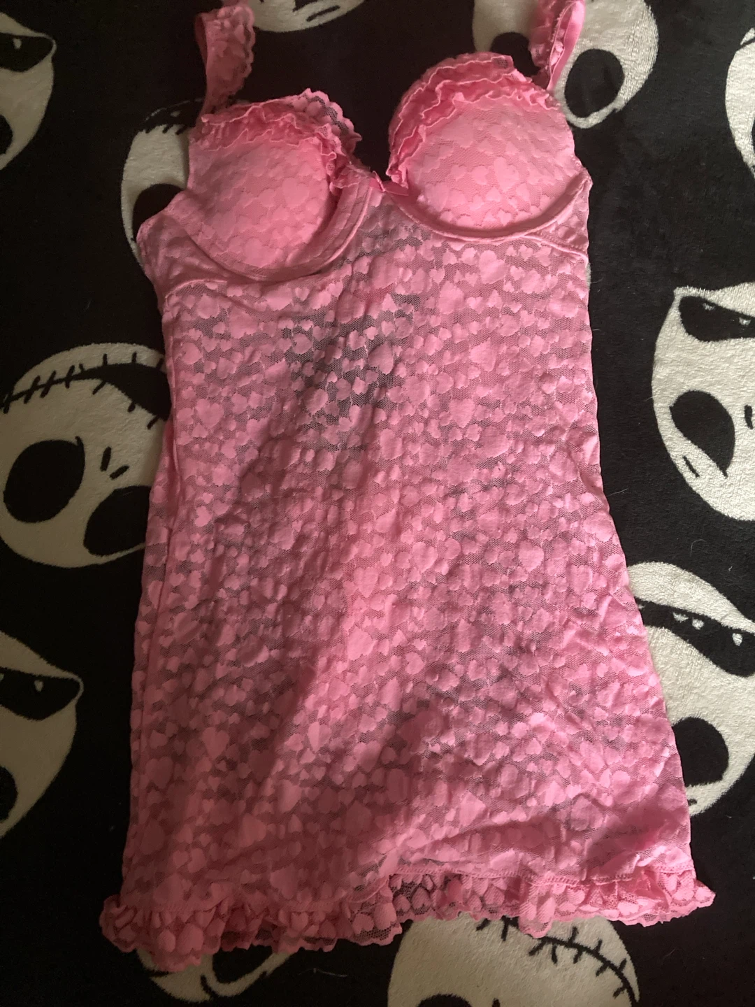 Victoria's Secret Pink Lace Babydoll