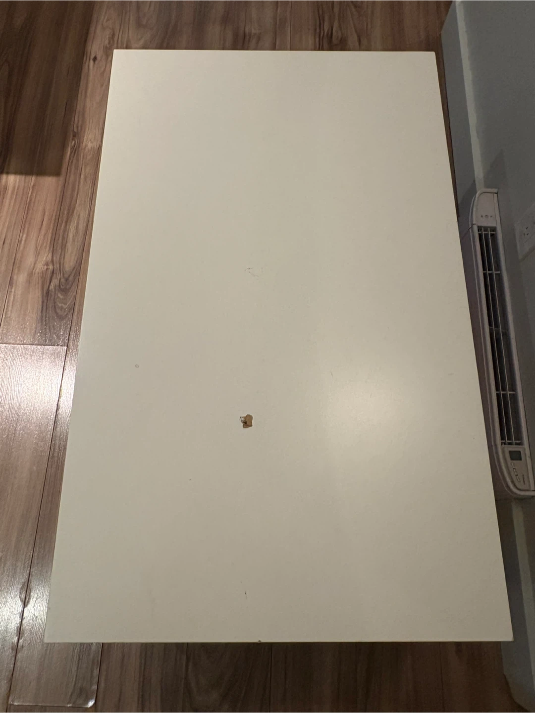 White IKEA Coffee Table with Shelf - photo 2