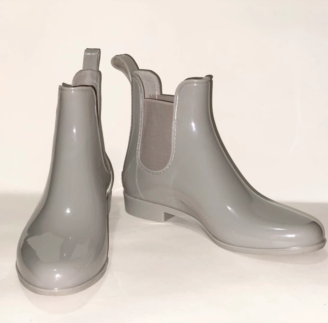 London Fog Grey Chelsea Rain Boots