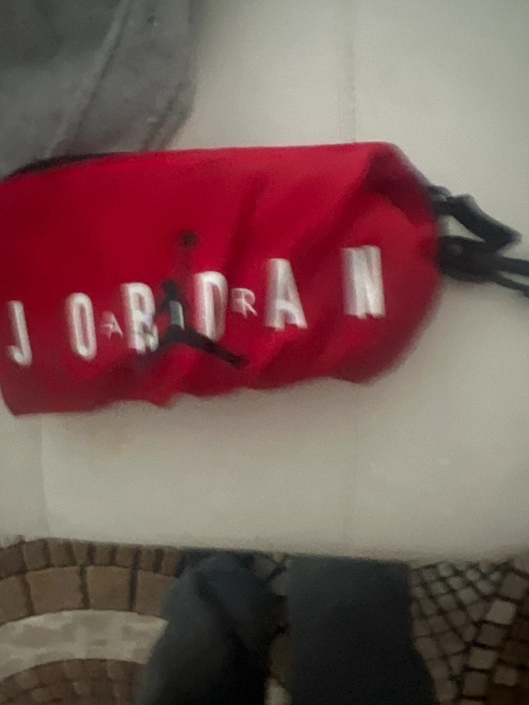 Jordan Red Pouch Bag