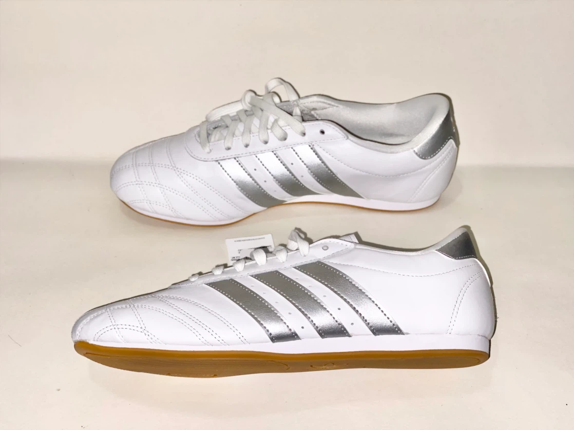 Adidas Taekwondo White Silver Stripes Sneakers - photo 4