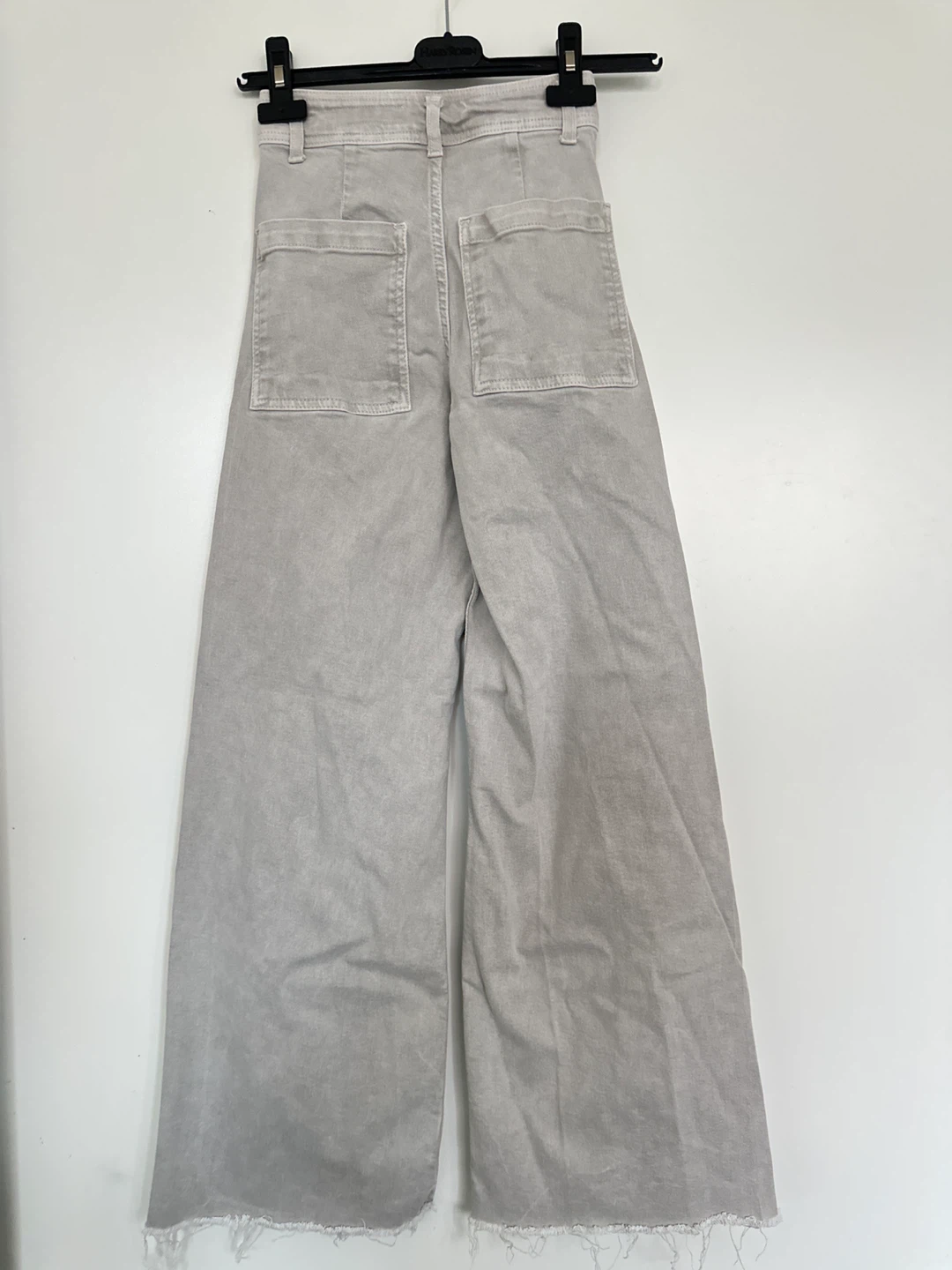ZARA Wide Leg high waisted Jeans - Grey - Size 8 - photo 2
