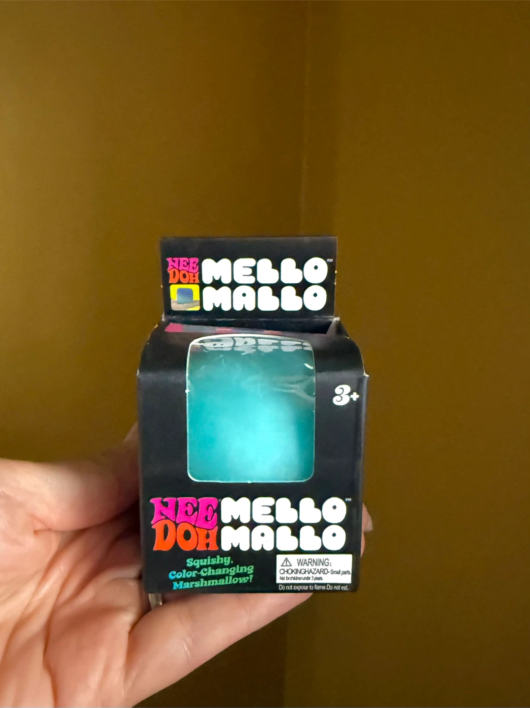 Nee Doh Mello Mallo Squishy Color-Changing Marshmallow Toy