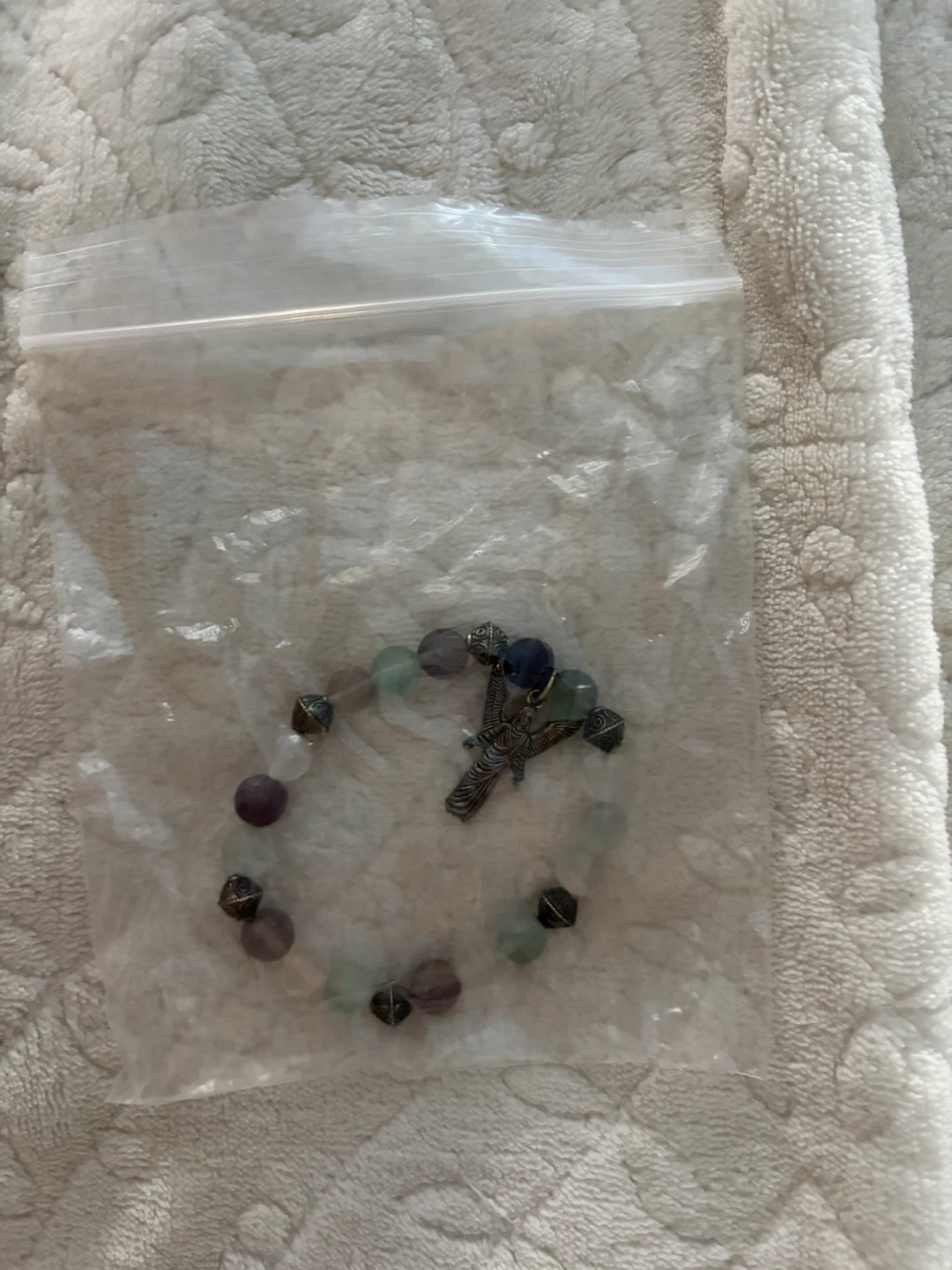 Beaded Bracelet with Angel Charm - photo 3