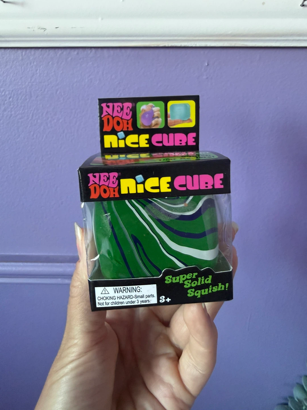 Nee Doh Nice Cube Super Solid Squishy Toy