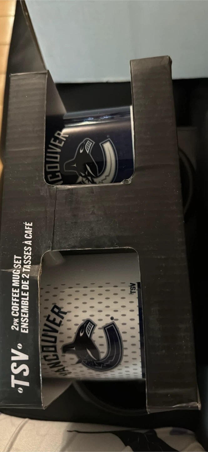 TSV 2 Pack Vancouver Canucks Coffee Mug Set