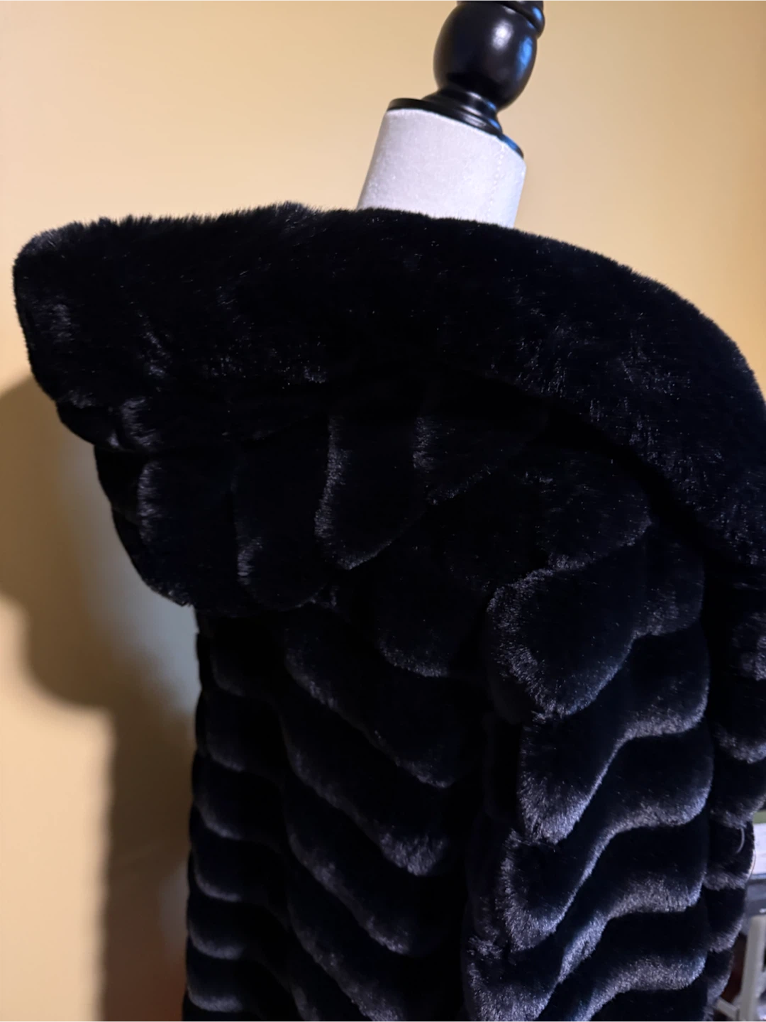 Reversible faux fur coat-Large-like new - photo 4