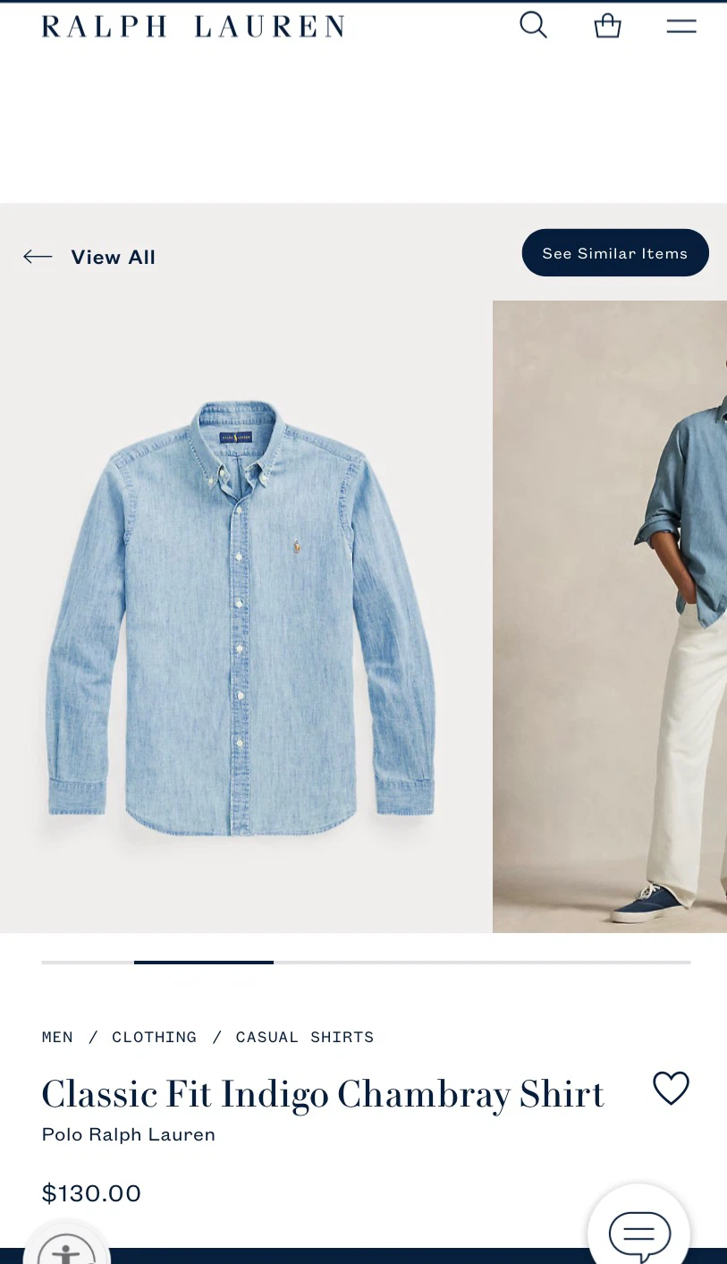 Ralph Lauren Slim Fit Stretch Oxford Shirt - photo 4