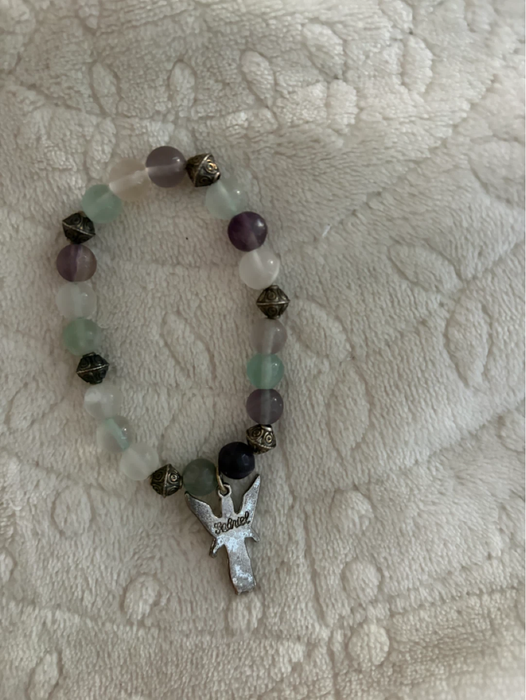 Beaded Bracelet with Angel Charm - photo 2