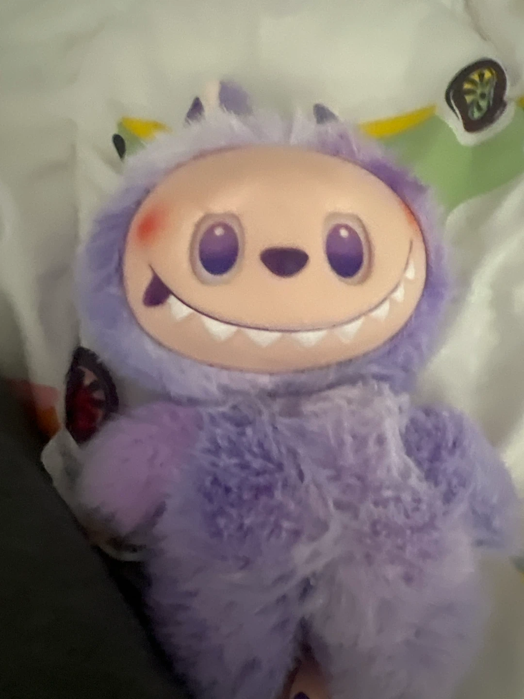 Purple Plush Monster Toy