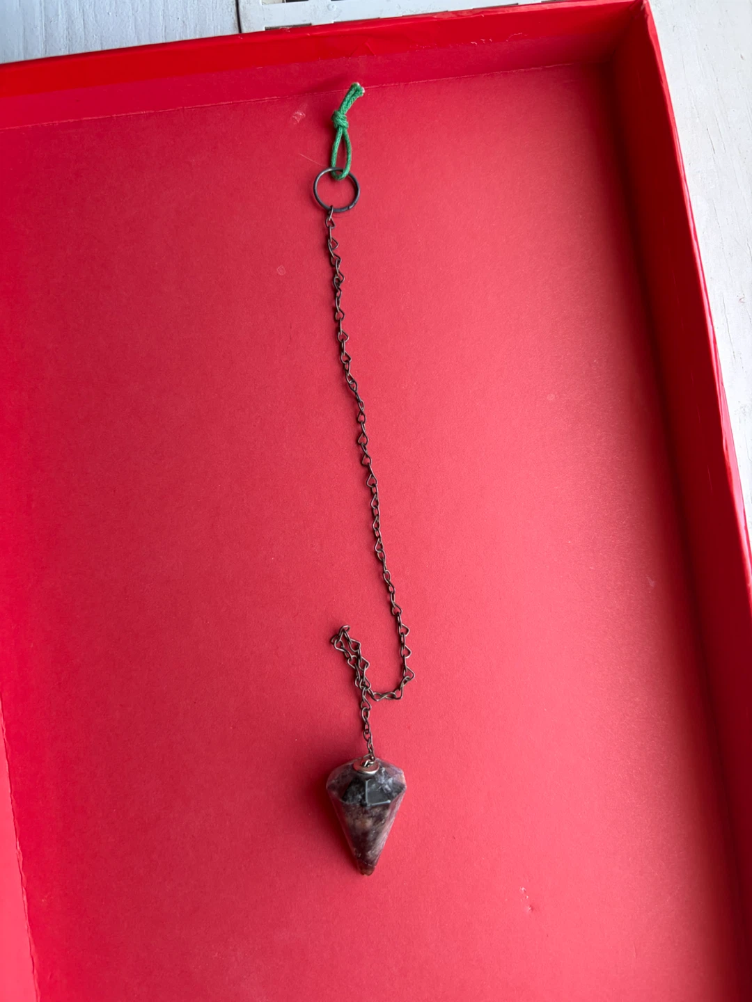 Crystal Pendulum on Chain