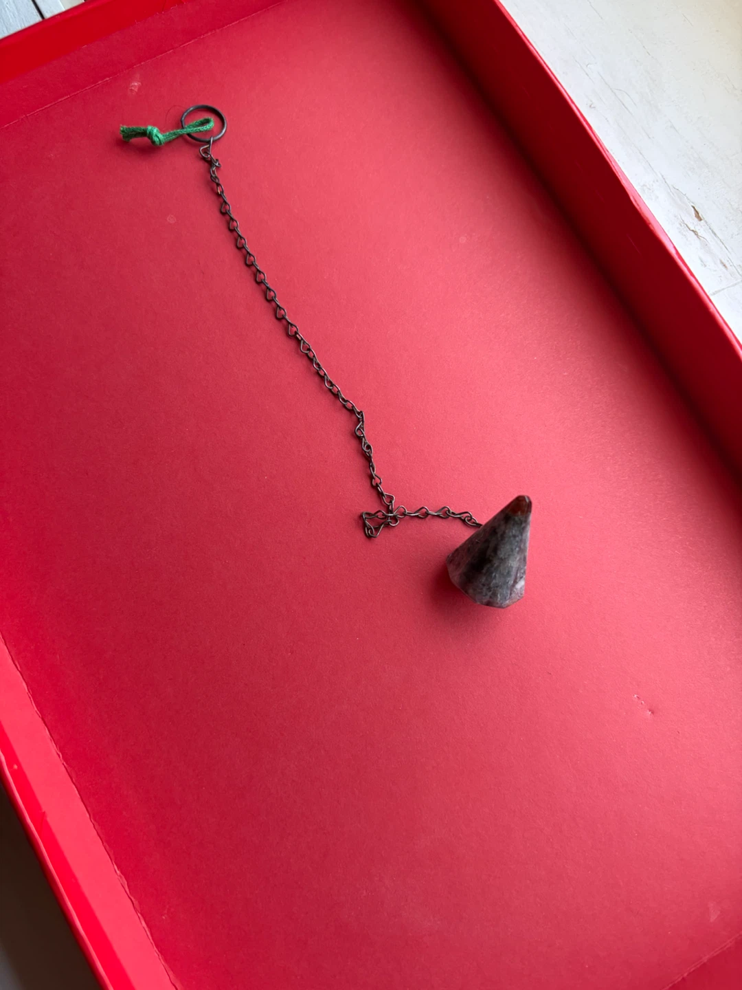 Crystal Pendulum on Chain - photo 2