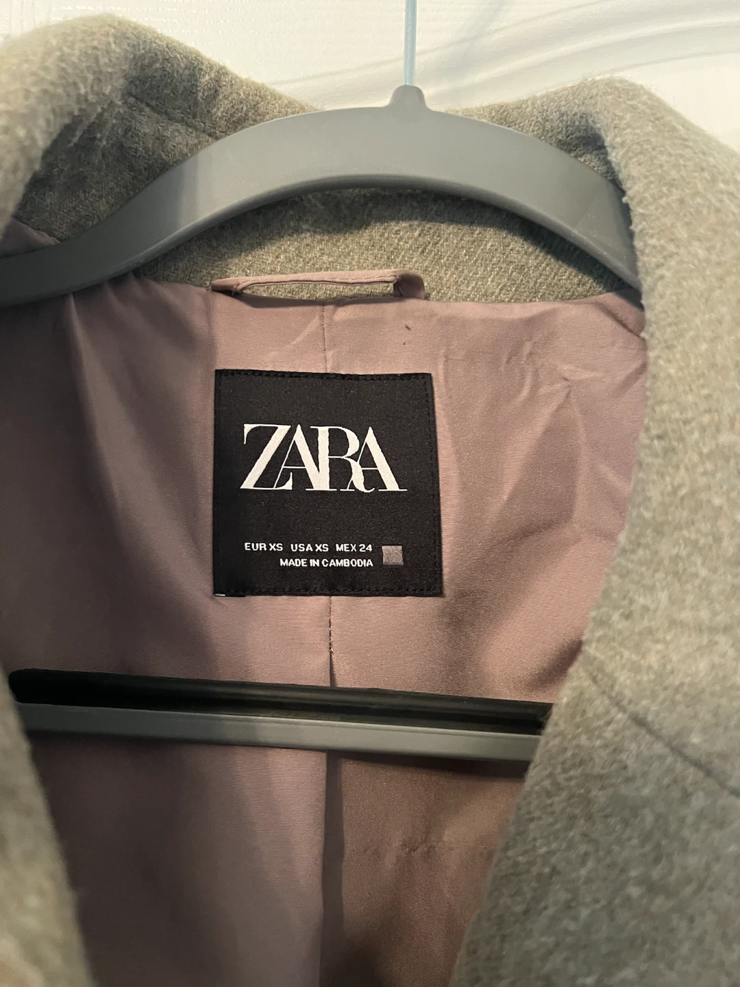 ZARA Double-Breasted Cropped Jacket - XS - photo 3
