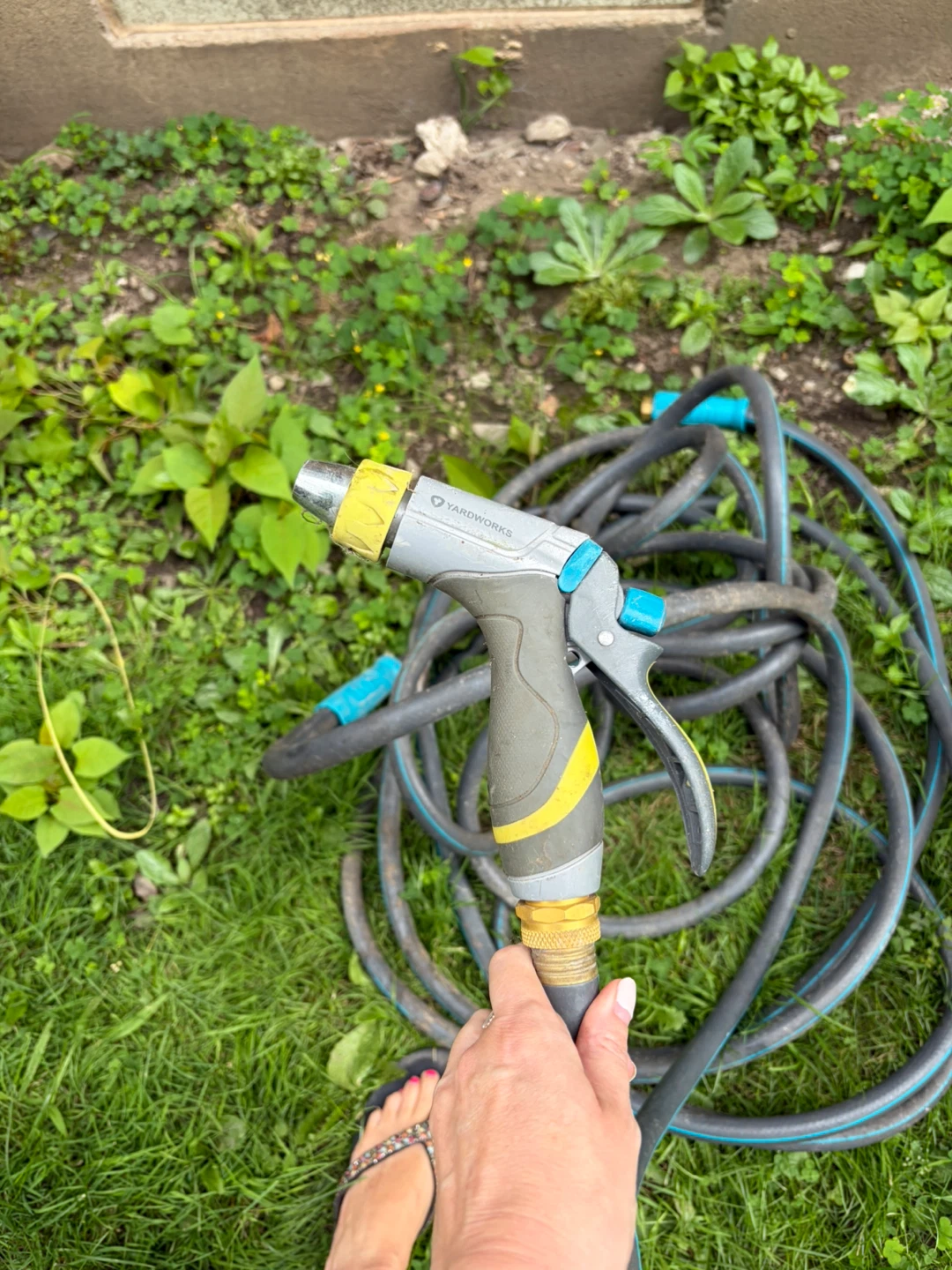 Yardworks Garden Hose with Spray Nozzle - photo 2