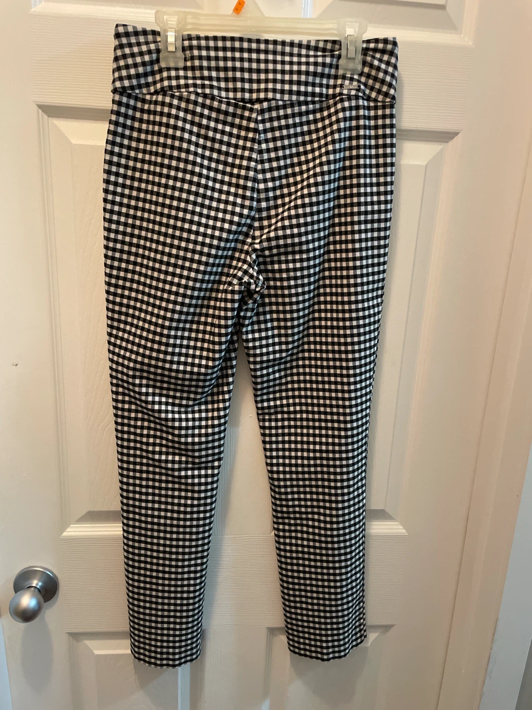 Black and White Gingham Pants - Size 6 - photo 2
