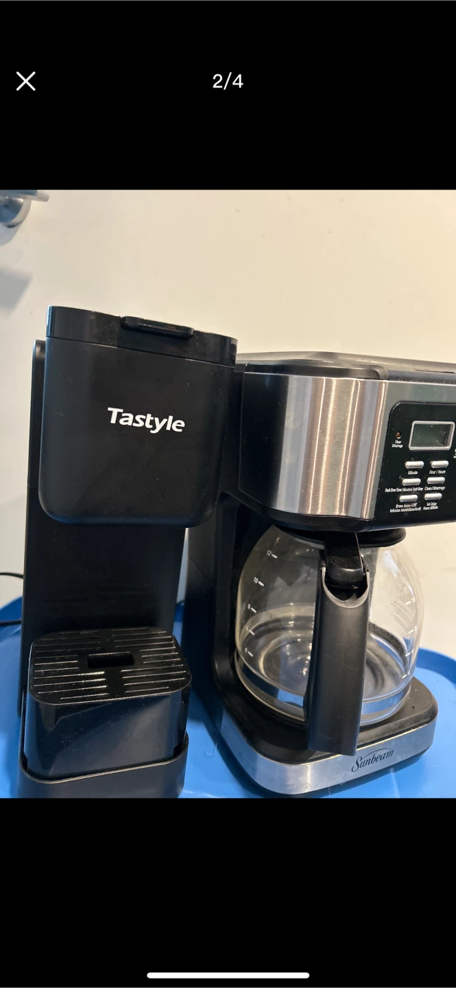 TastyStyle & Sunbeam Coffee Maker with Black+Decker Rice Cooker - photo 2
