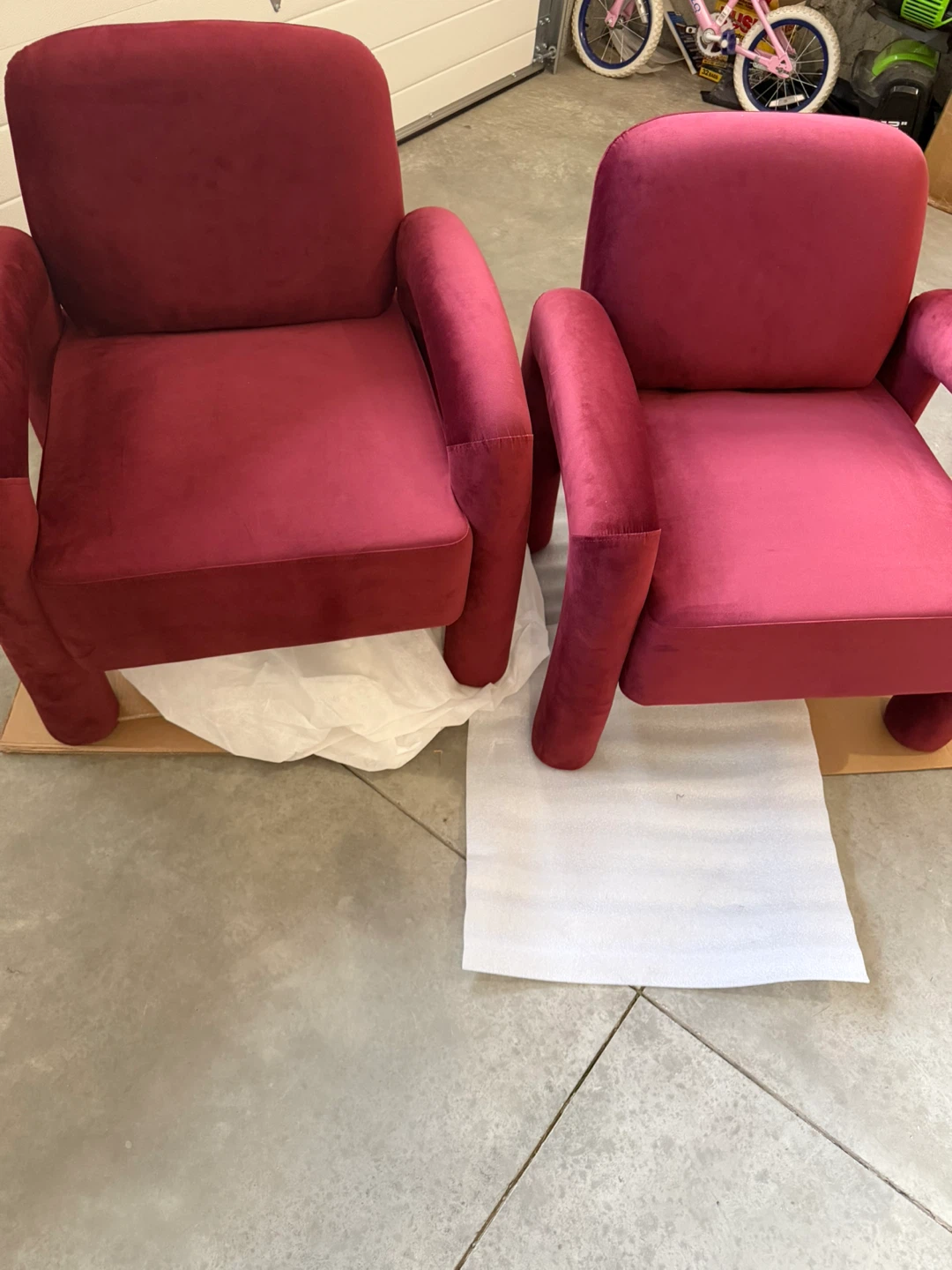 Velvet Accent Chairs - Set of 2 - photo 3