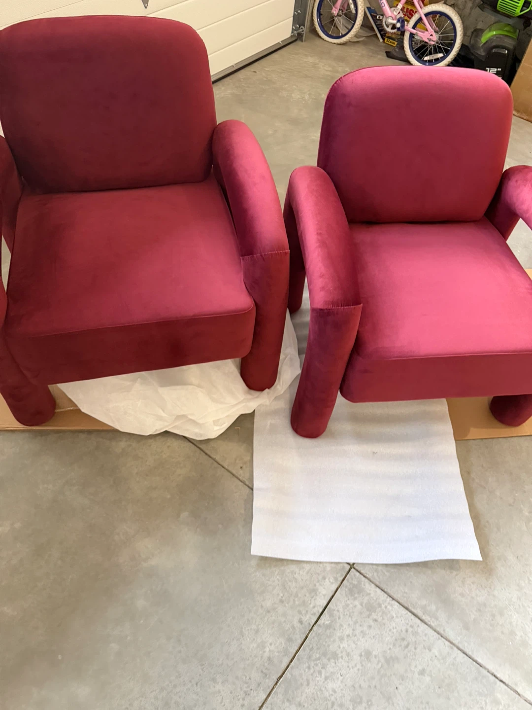 Velvet Accent Chairs - Set of 2 - photo 4