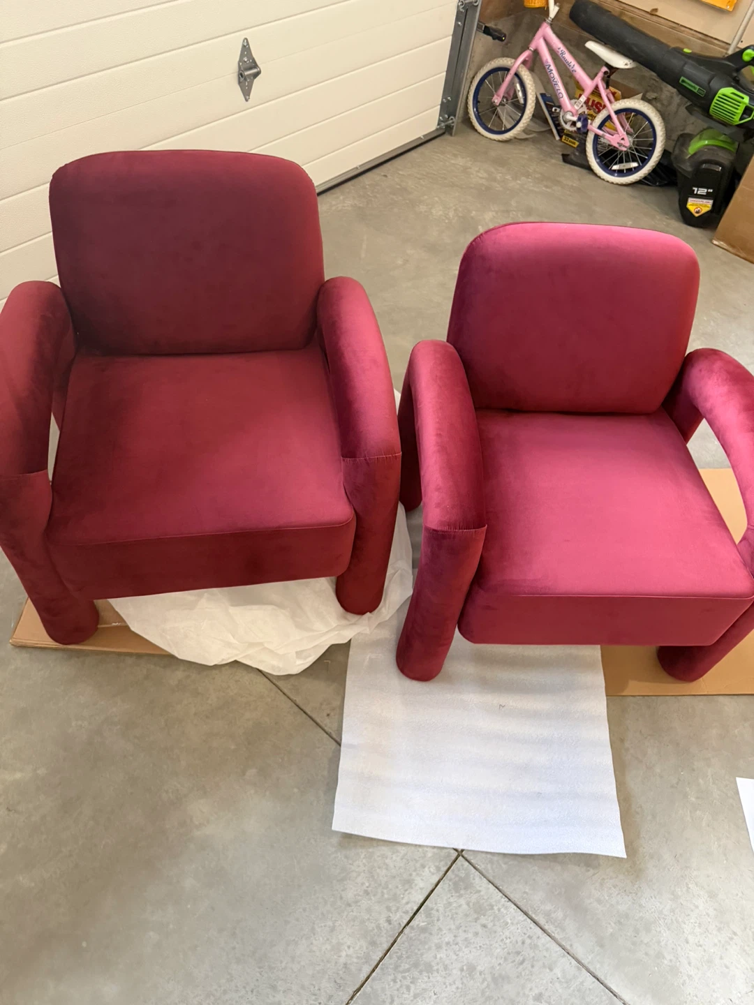 Velvet Accent Chairs - Set of 2 - photo 5