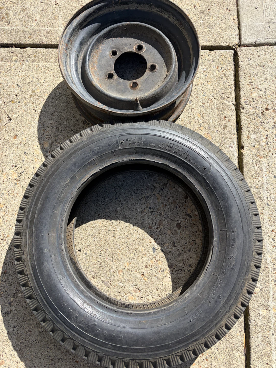 530-12” Rim, 12” Rim.  $10.00