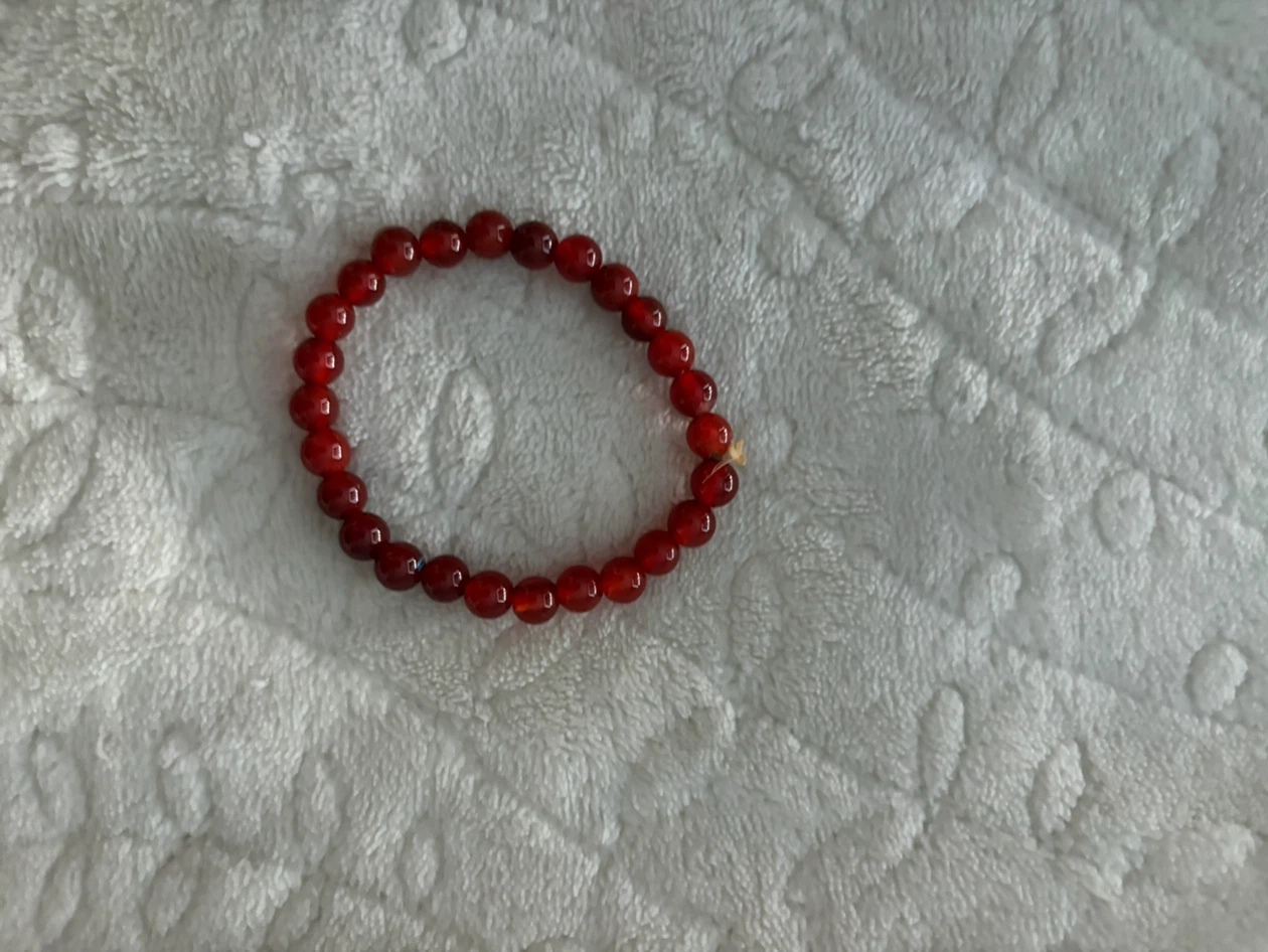 Red Beaded Bracelet