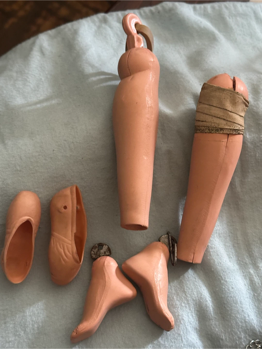 Vintage Ballerina Doll Replacement Legs Feet & Ballet Shoes Lot