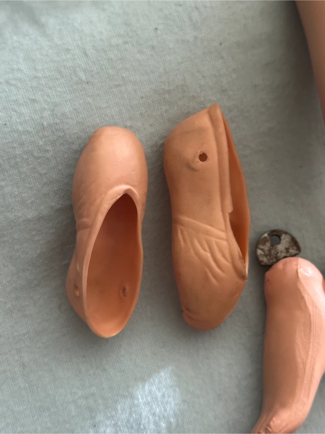 Vintage Ballerina Doll Replacement Legs Feet & Ballet Shoes Lot - photo 2