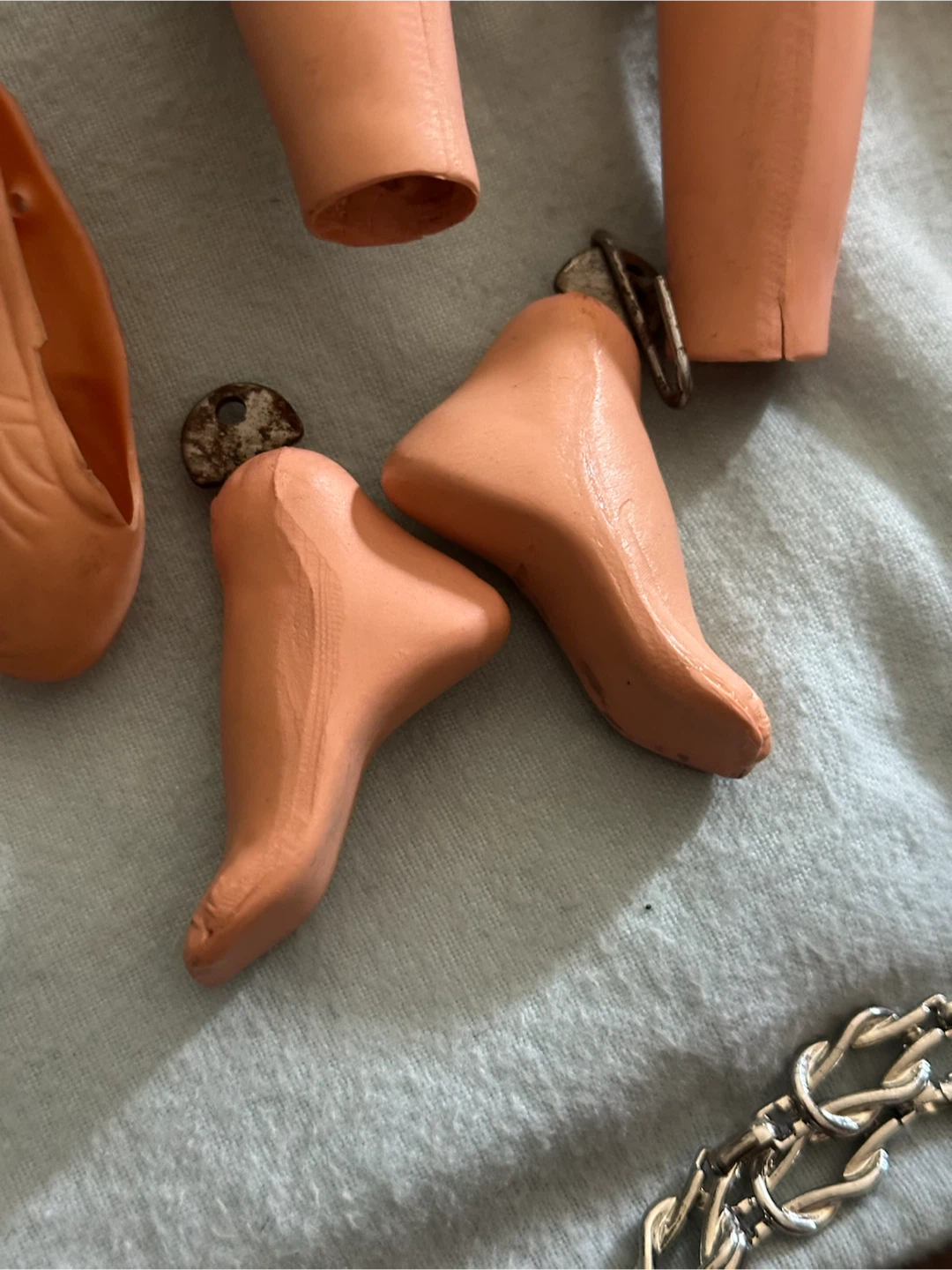 Vintage Ballerina Doll Replacement Legs Feet & Ballet Shoes Lot - photo 3