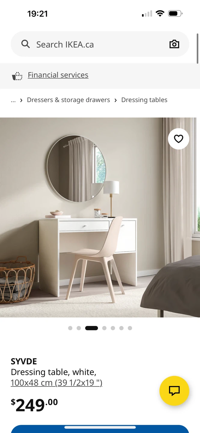 Like 🆕- IKEA SYVDE Dressing Table - photo 3