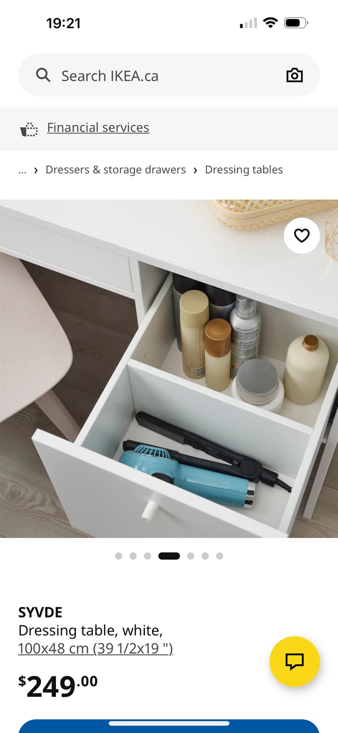 Like 🆕- IKEA SYVDE Dressing Table - photo 4