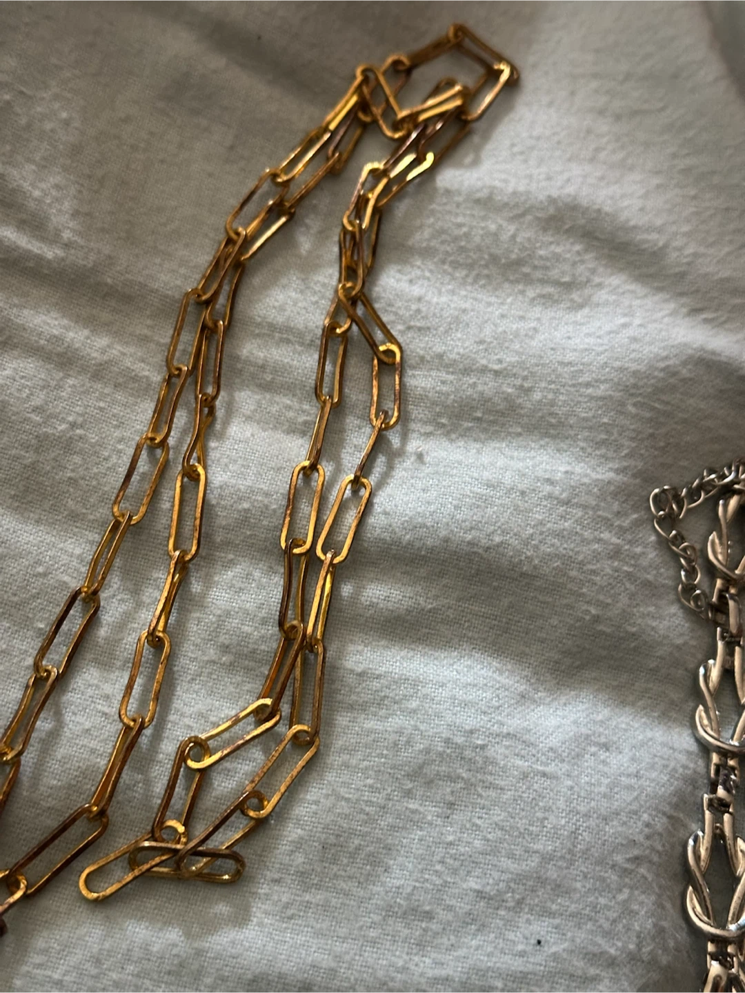 Vintage Style Gold Paperclip Link Eyewear Strap Cable - photo 3