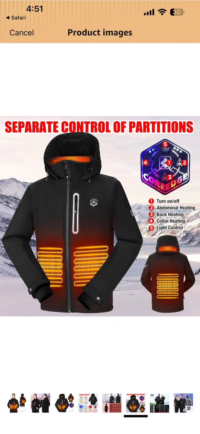 BNWT CoreEdge Heated Jacket - Size XL Women - photo 5