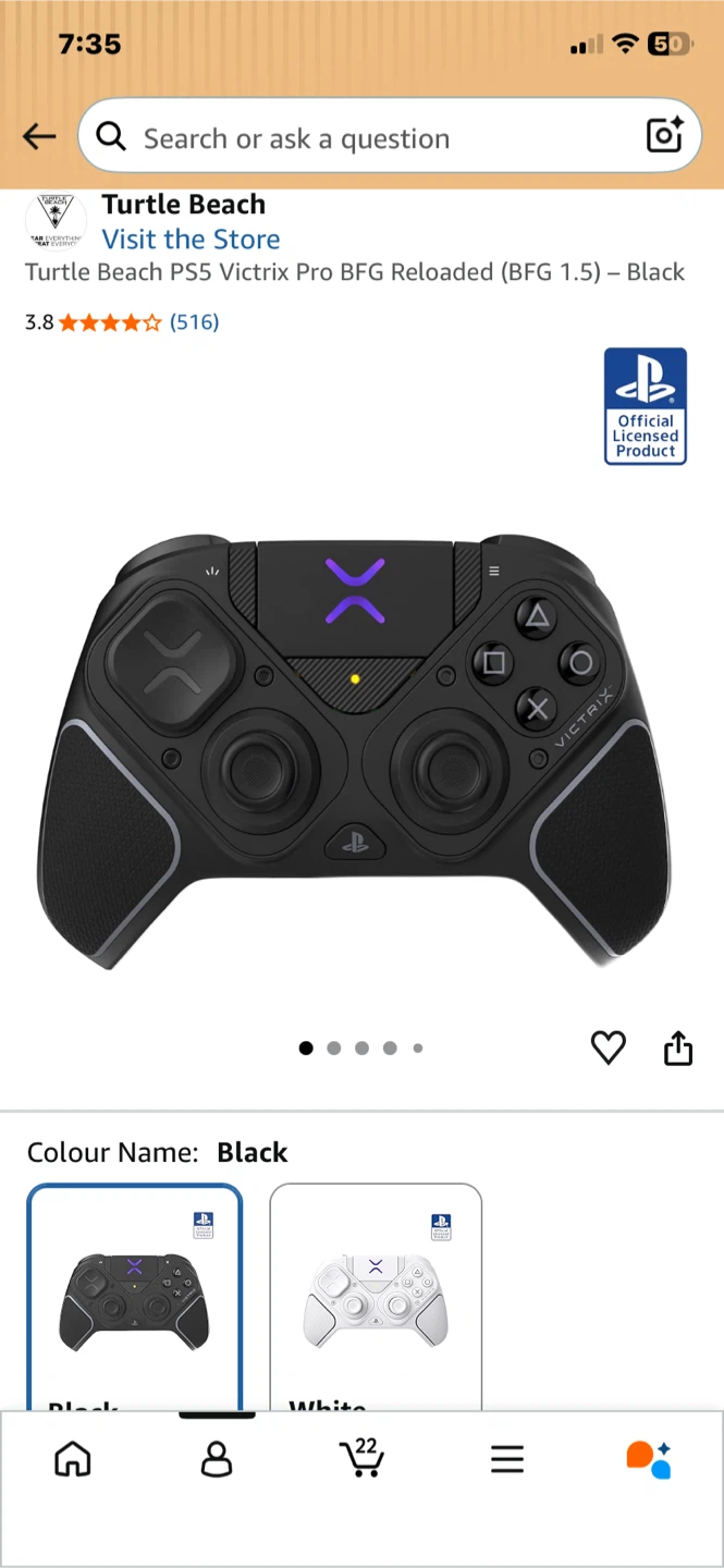 Turtle Beach Victrix Pro BFG Reloaded Controller - Black
