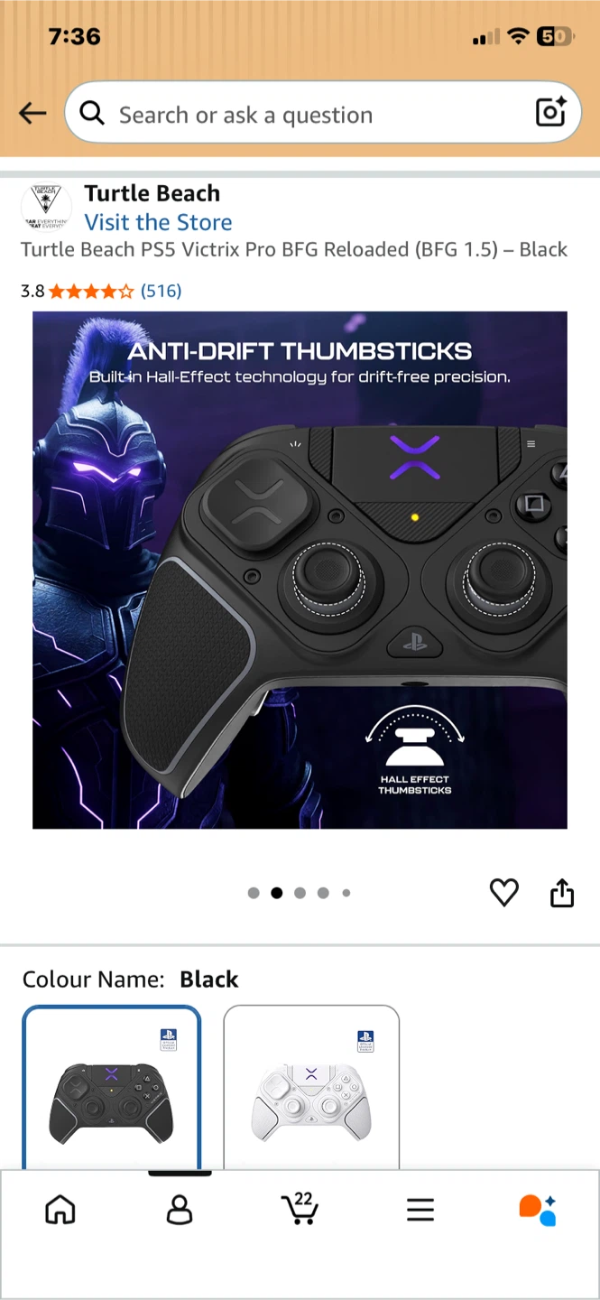Turtle Beach Victrix Pro BFG Reloaded Controller - Black - photo 2