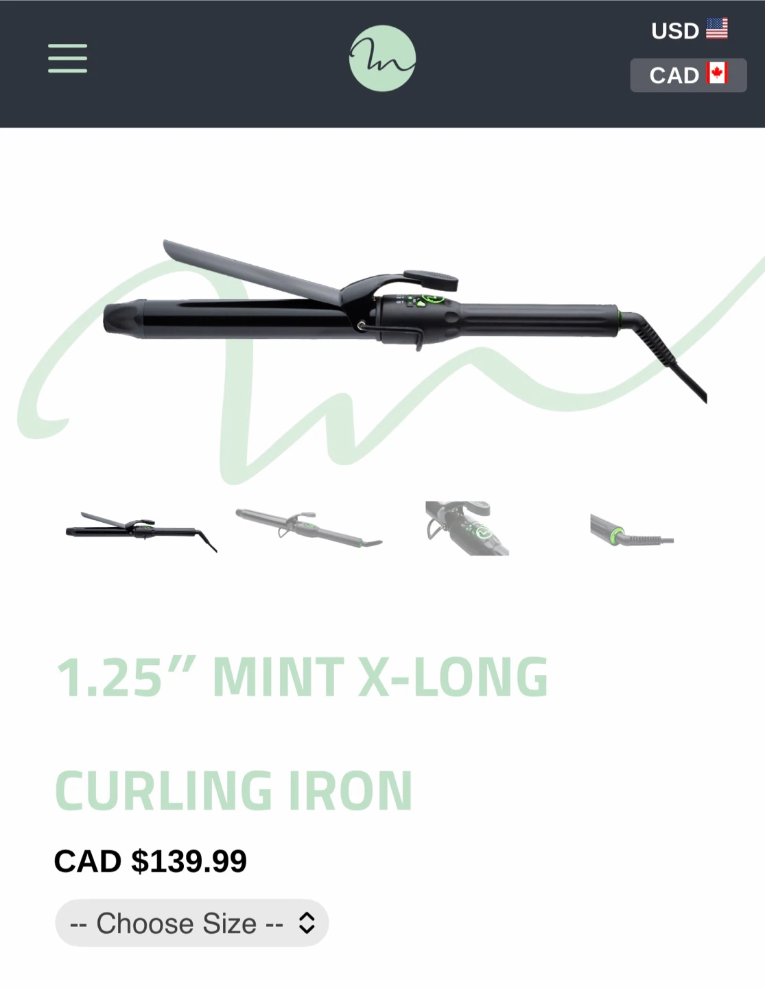 Mint 1.25in Long Curling Iron plus Excellent Condition Freebie - photo 5