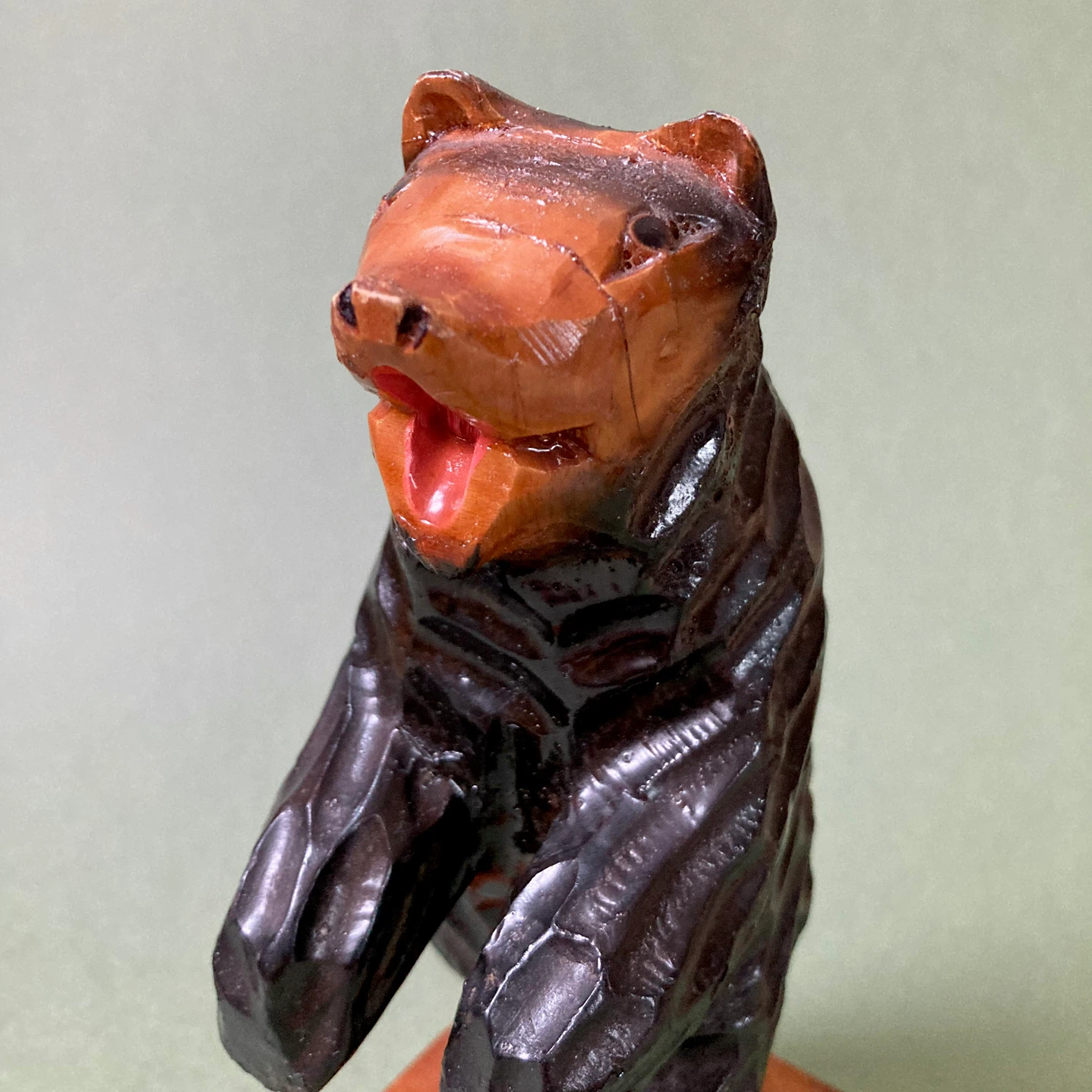 Vintage Folk Art Bear Carving - photo 5