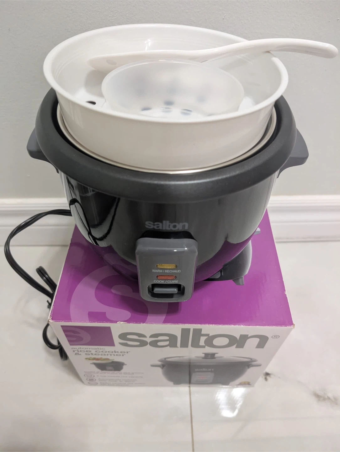 Salton 1 Litre Electric Kettle & Rice Cooker and Steamer - photo 2