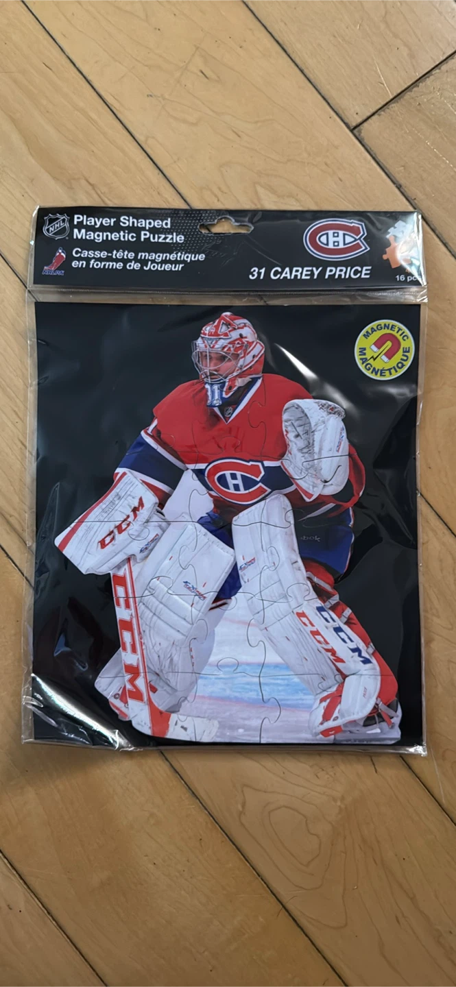 NHL Player Shaped Magnetic Puzzle - 31 Carey Price