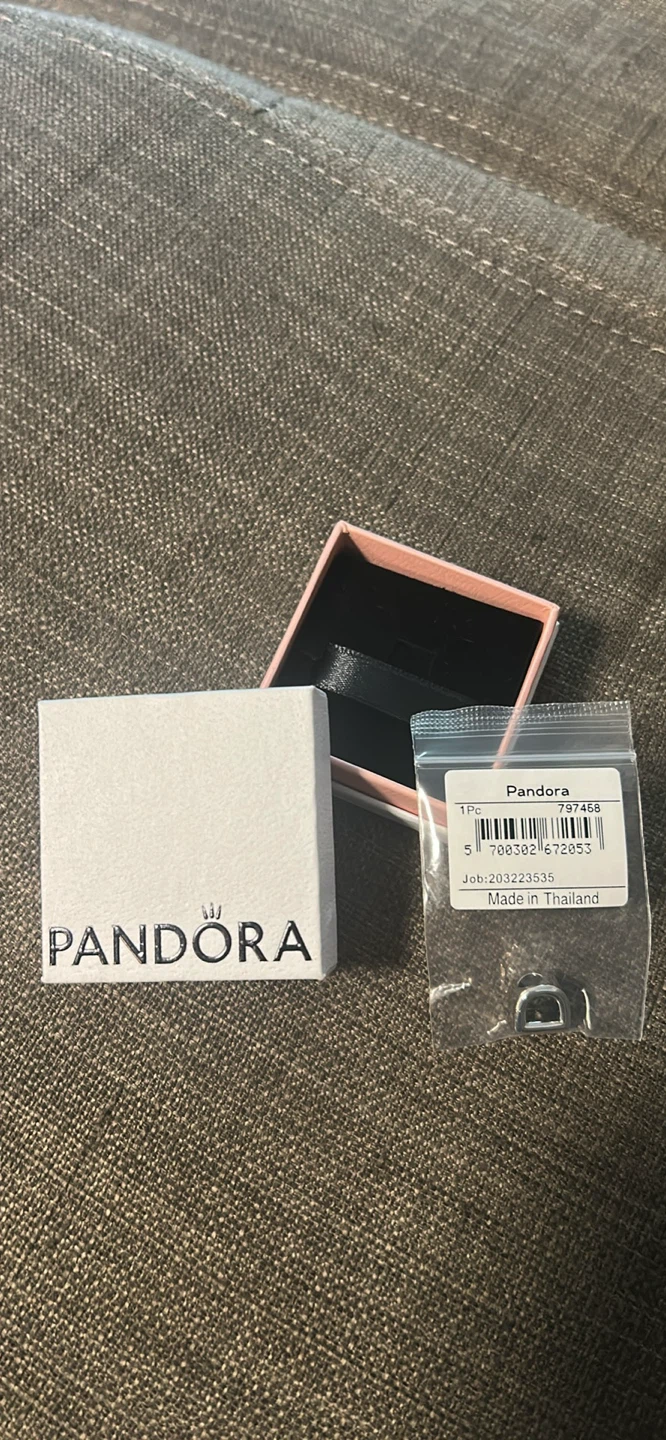 Pandora Sterling Silver Letter D Charm - photo 2