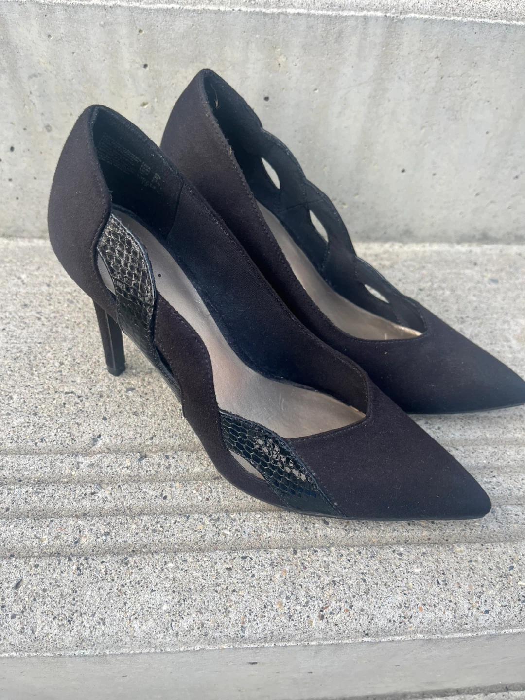 Black Suede Heels