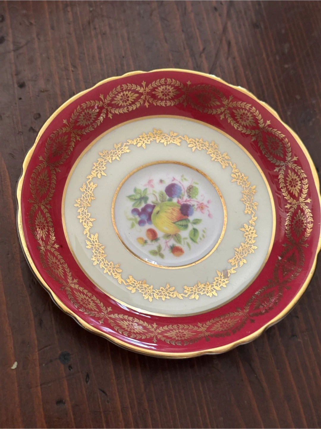 Paragon Royal Warrant Fruit Tea Cup Saucer Mint 1960s - photo 4