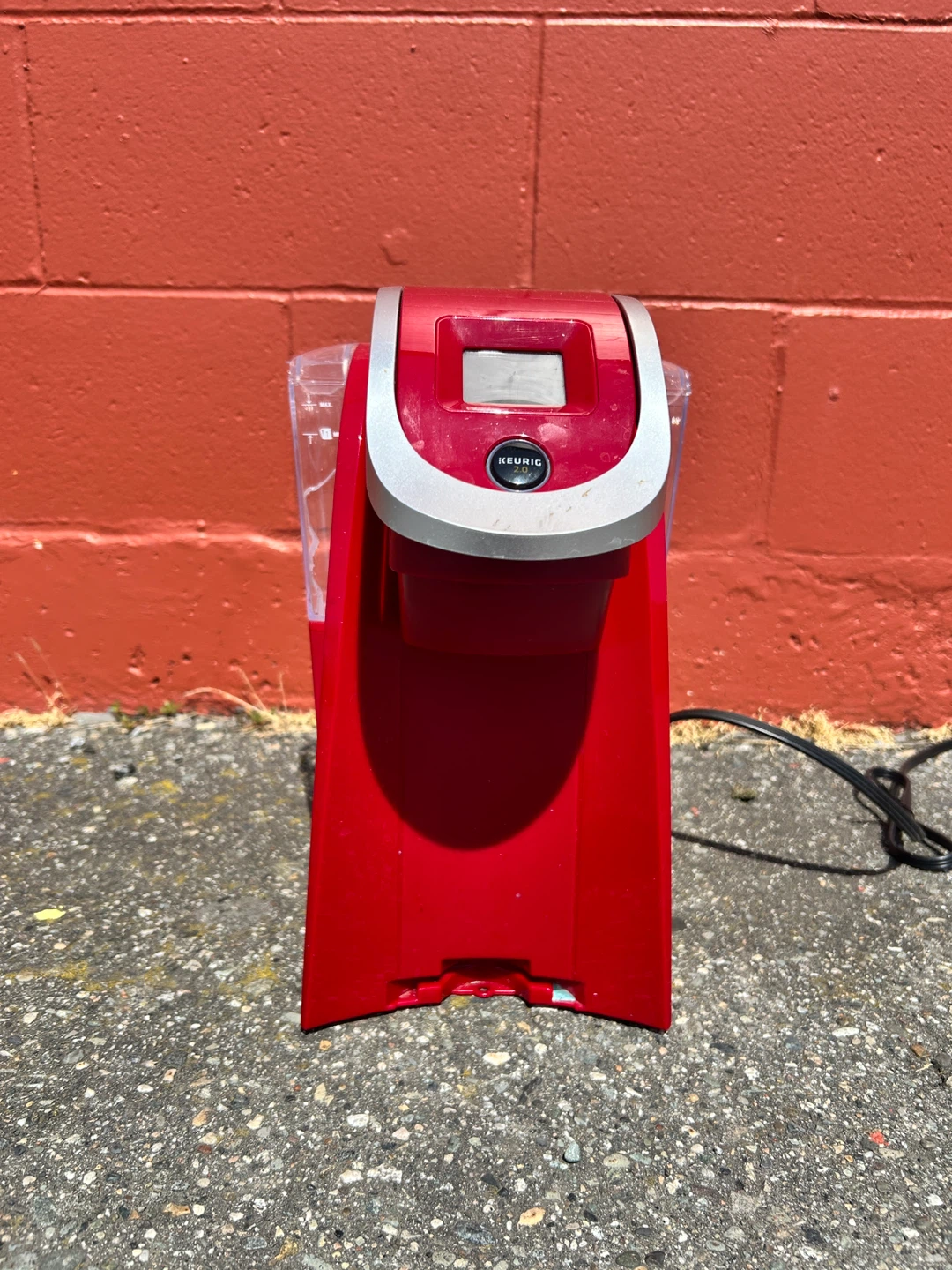 Red Keurig Coffee Maker (barely used)