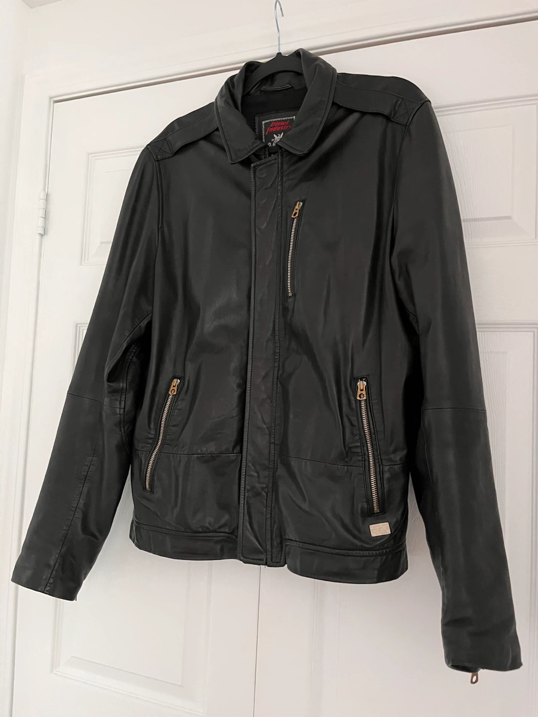 Diesel Black Leather Jacket - photo 5