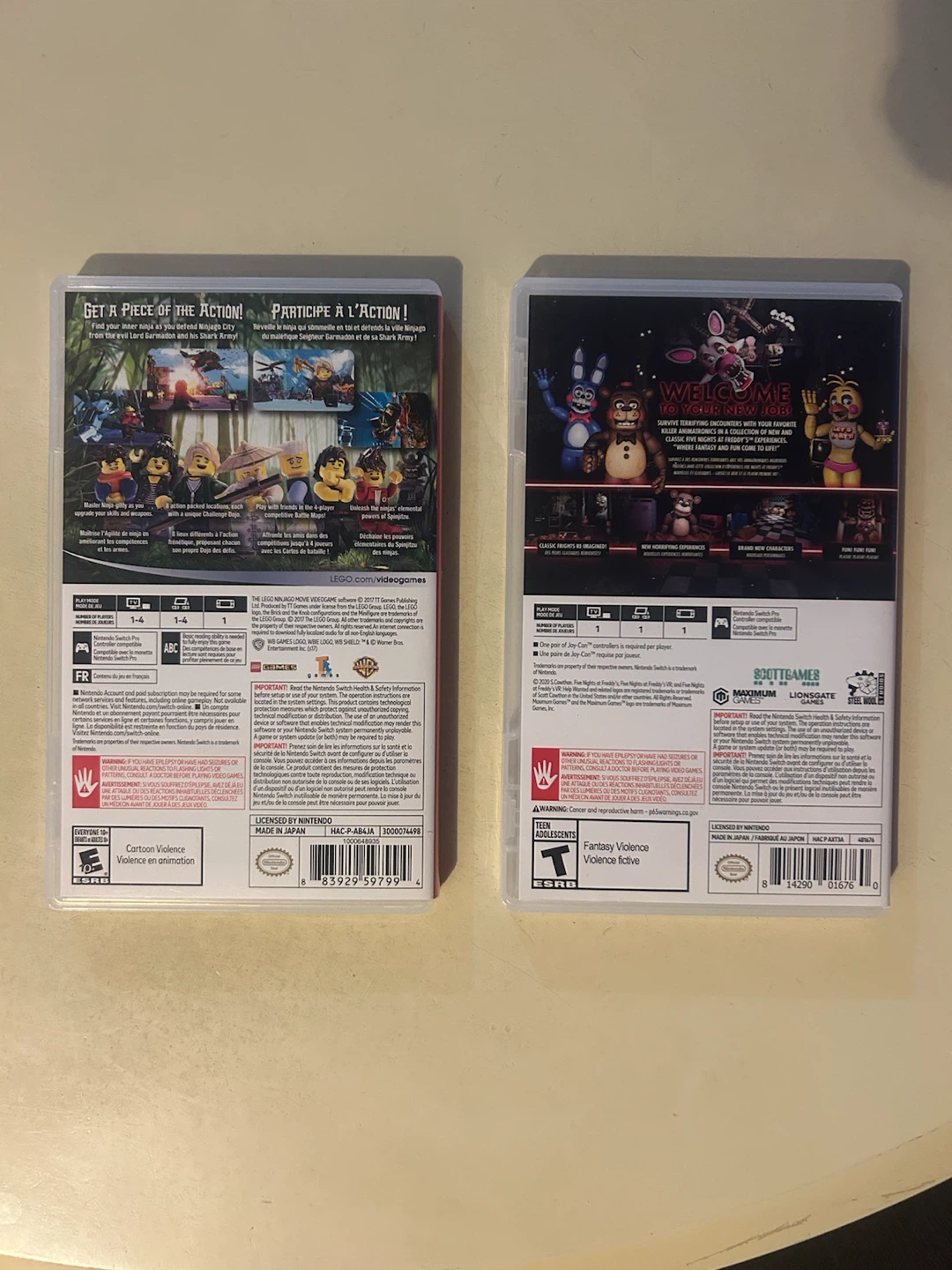 2 nintendo switch games for sale: $20 each - photo 2