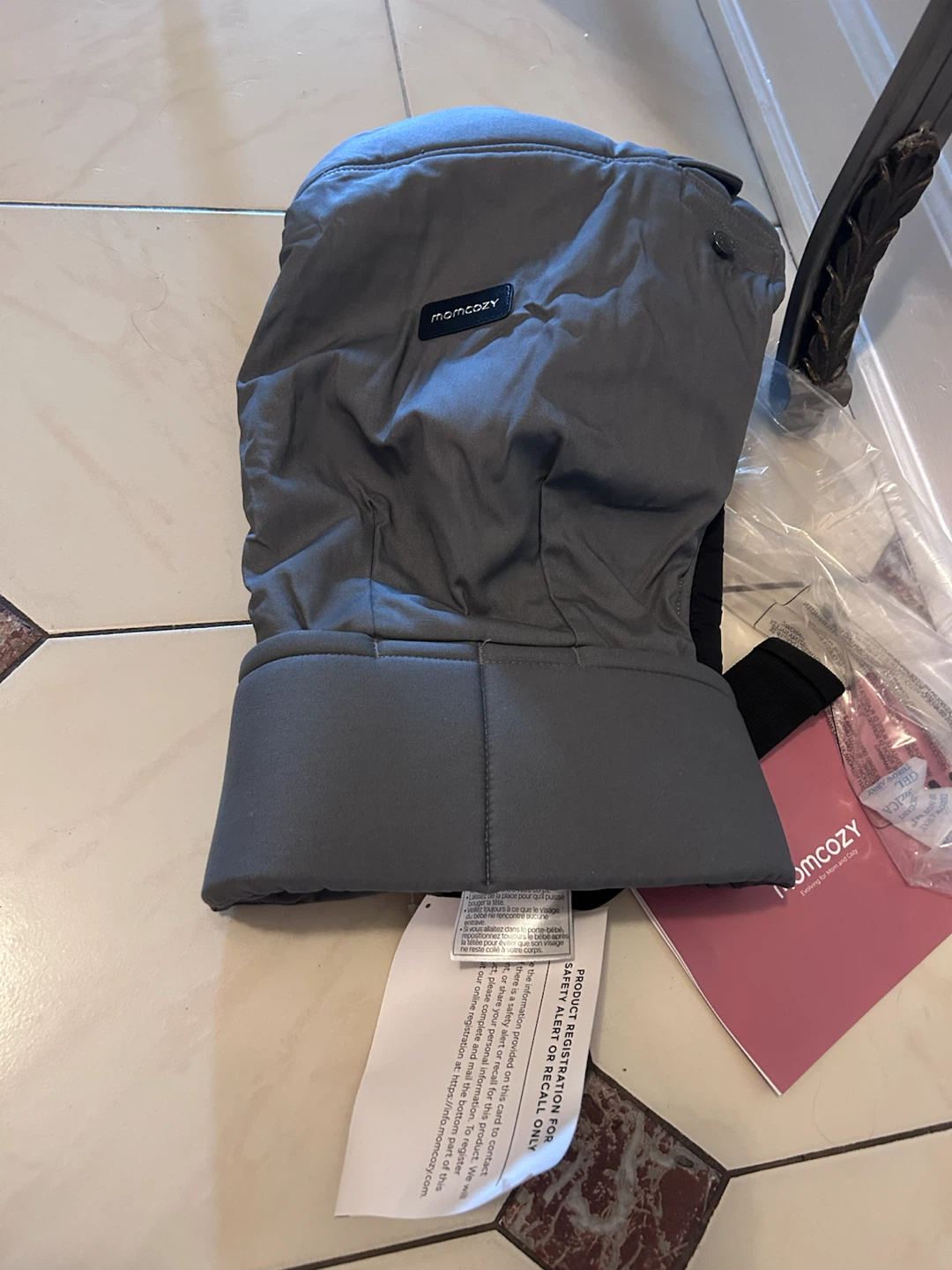 NEW! Momcozy 3-in-1 Baby Carrier Grey 7-45 lbs - photo 4