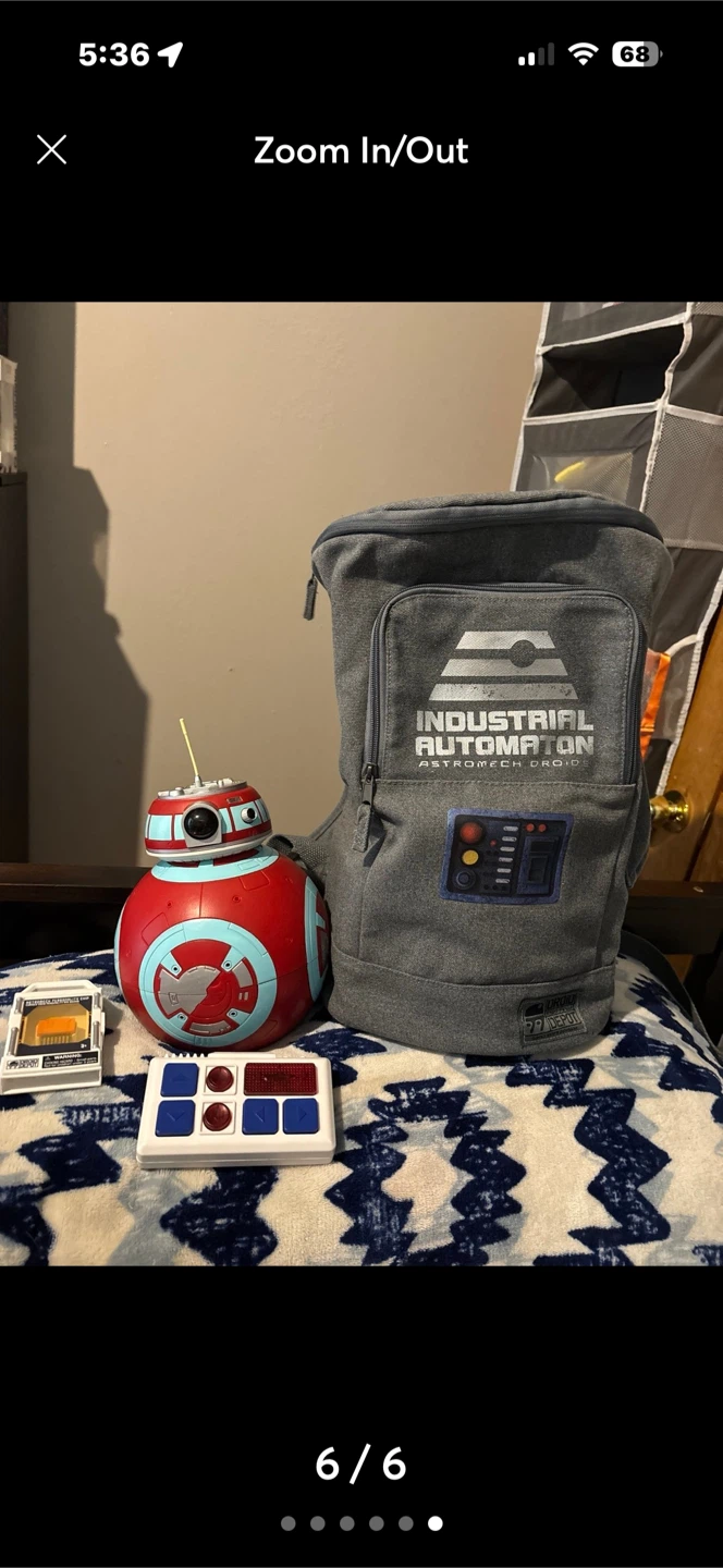 Star Wars BB-8 Robot Toy with backpack- personality chip