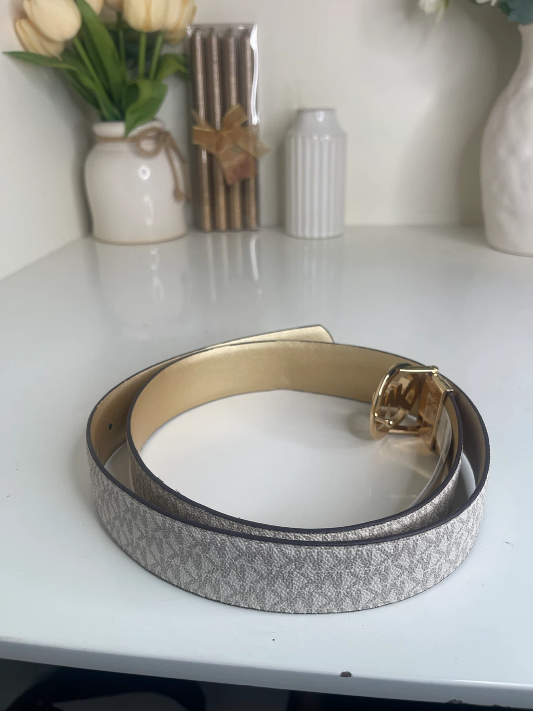 Michael Kors MK Logo Reversible Belt - photo 3