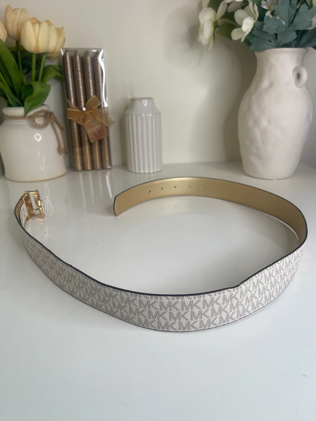 Michael Kors MK Logo Reversible Belt - photo 4